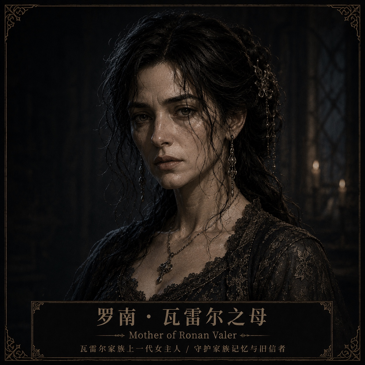 罗南母亲人物照